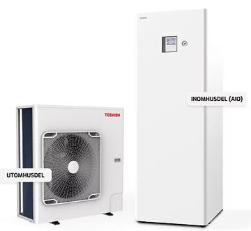 Toshiba Estia luft-vattenvärmepump