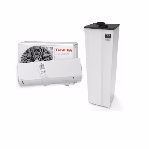 Indol EcoHeat + Toshiba Shorai Edge